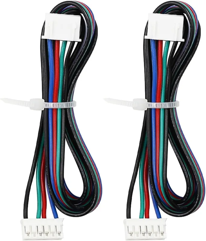 2PCS 500MM stegmotorkabel 4-stift till 6-stift XH2.54