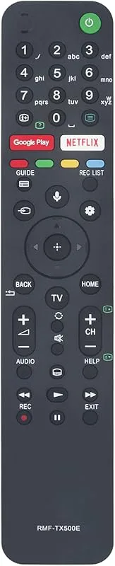 RMF-TX500E Röst utbytd fjärrkontroll -VINABTY-passform för Sony 4K HD OLED TV fjärrkontroll KD-75XG8505 KD-55XG8505 KE-6
