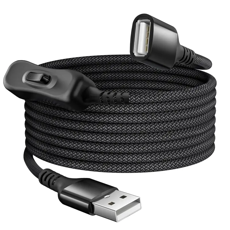 Itramax USB-kabel med på/av-brytare 3M