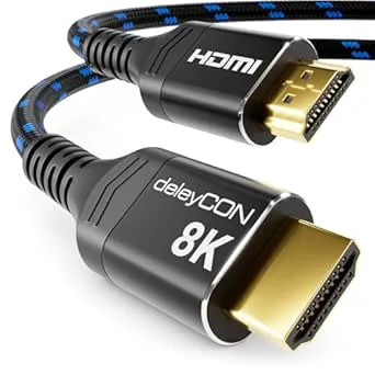 deleyCON 2m 8K HDMI 2.1b Kabel