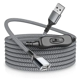 RUXELY USB Av/På-brytarkabel