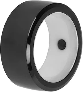 Keramisk NFC-ring, Tai Chi-design Multifunktionell intelligent bärbar Universal Sensing NFC-ring för alla mobiltelefoner med NFC-funktion