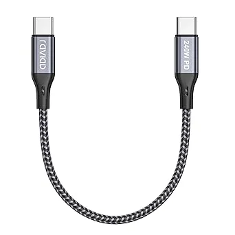 RAVIAD USB-C till USB-C-kabel kort 30 cm