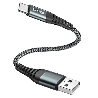 ZKAPOR 50 cm kort USB C-kabel