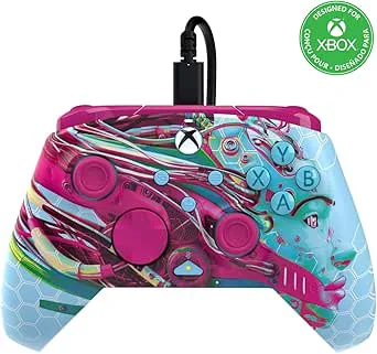 PDP Xbox REMATCH GLOW Wired controller ANDROID DREAMS