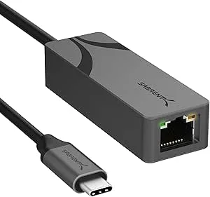 SABRENT USB C till 2.5 Gbps Ethernet LAN-adapter