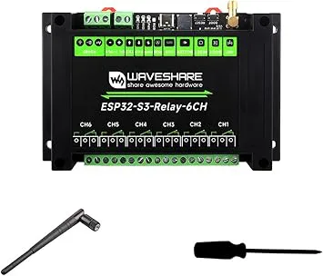 Waveshare Industrial 6-Channel ESP32-S3 WiFi Relay Module