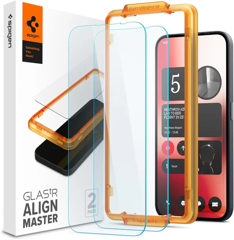 Spigen AlignMaster Skärmskydd kompatibel med Nothing Phone