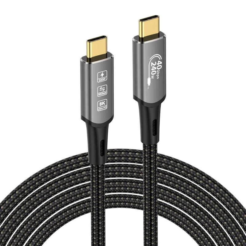 USB4-kabel med Thunderbolt 4-kabel