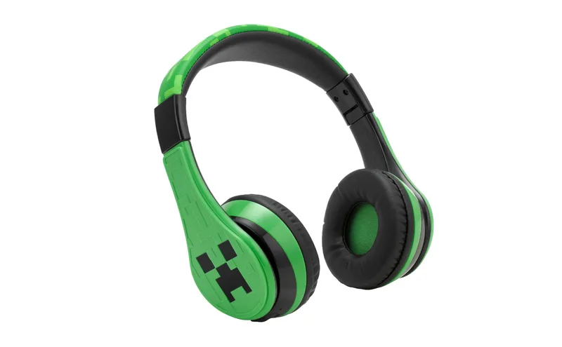 eKids Minecraft Bluetooth-hörlurar för barn, gröna