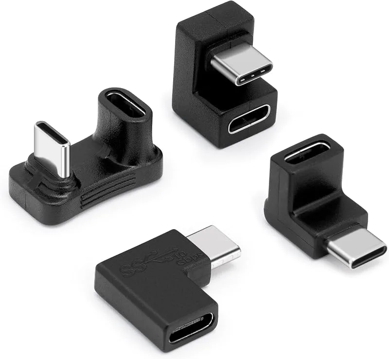 BORLTER CLAMP usb C-till-C 180/90° vinklad förlängningsadapter