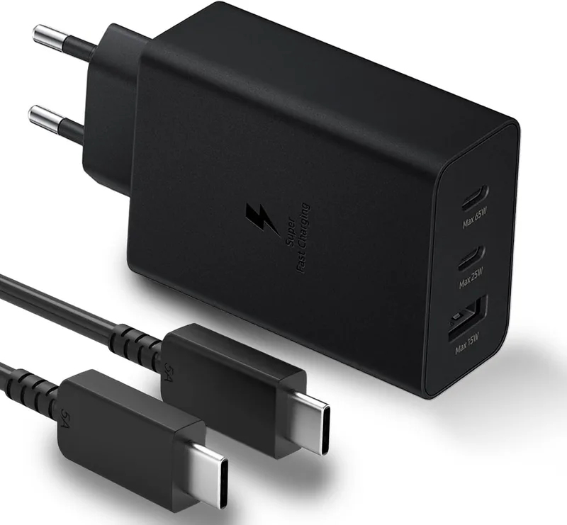 65 W USB C-snabbladdare för Samsung Galaxy