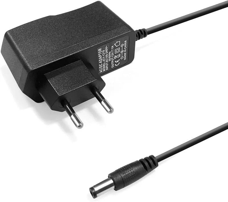 12V 1A Nätadapter Universaltransformator AC 100-240V Till DC 12V 1A 12W Adapter Switchad Nätadapter Euro-kontakt Nätadapter För LED-ljusslingor, Routr