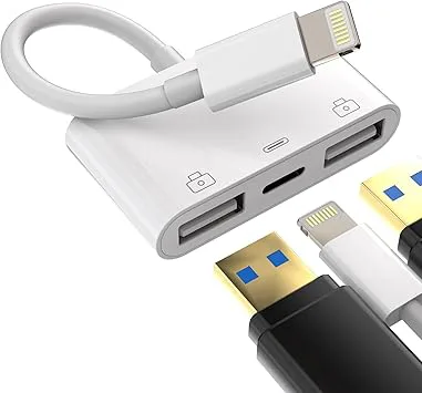 Lightning to USB-adapter kabel OTG omvandlare