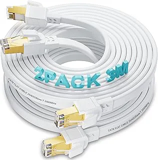 Ethernet Cable 2x 3m Cat 8 Nätverkskabel