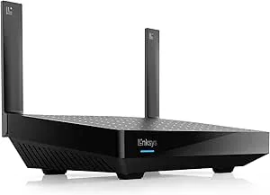 Linksys Linksys Micro Router Classic Pro 6, WiFi 6 Mesh Dual Band (AX5400), Gigabit Trådlös Router, Upp till 5400 Mbps, Över 35 Enheter och 250 m² Täc