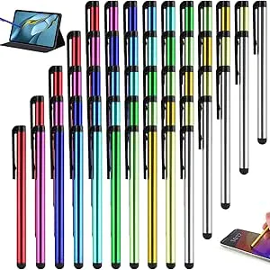 FYSL 50 stycken Stylus Pen pekskärm penna surfplatta penna pekpenna universal kapacitiv pekskärmspenna för surfplattor, iPad mini, iPad Pro, iPad Air, smartphones, Samsung Galaxy