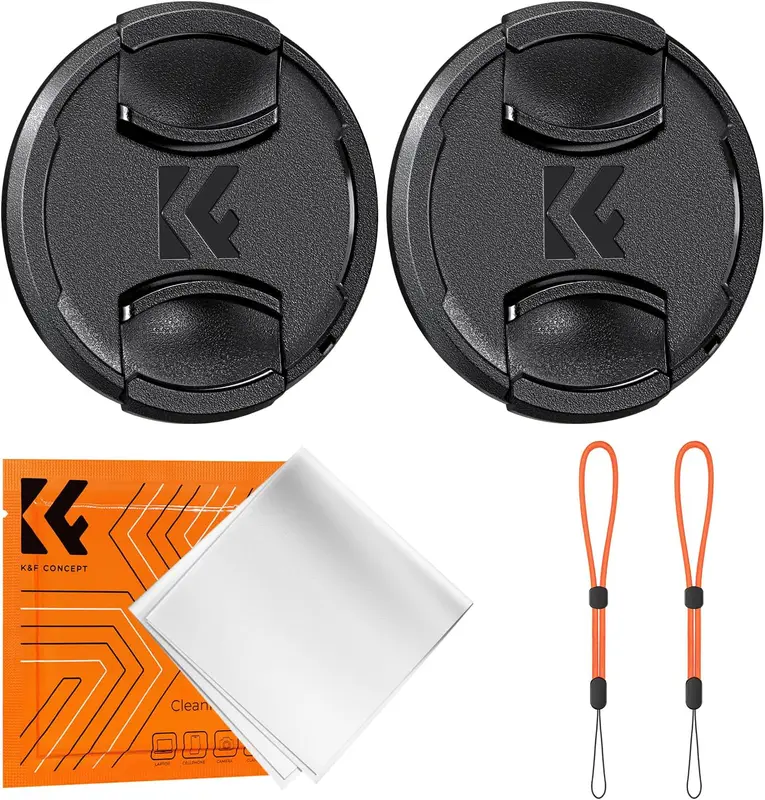 K&F koncept 62 mm främre linsskydd 2-pack
