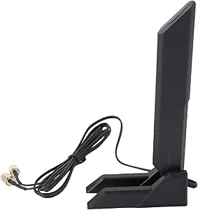 Triple Band WiFi-antenn, 2.4GHz 5GHz 6GHz 12dBi WiFi-antenn med SMA-, 4.6ft Förlängningskabel, för PC Stationär Dator WiFi-router Trådlöst Nätverkskort