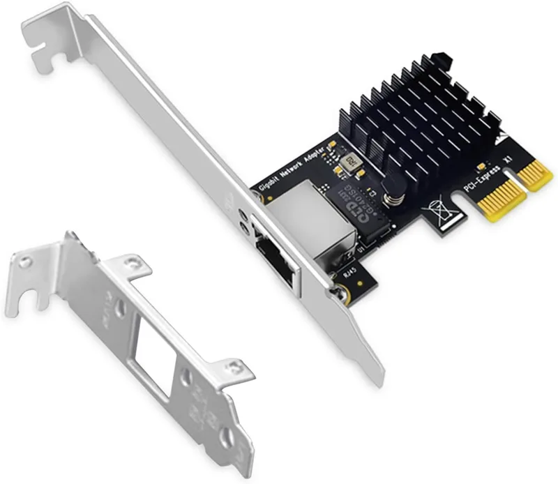 Dewfigs ㅤ PCI Express Gigabit Ethernet 1 000