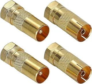 Greluma F-typ hane till koaxial adapter