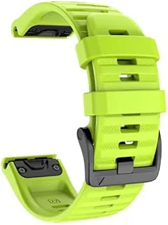 26 22 20 mm officiellt silikonklockarmband för Garmin Fenix 7 7X 6 6X Pro 5 5xPlus 3HR 935 Smartwatch handledsrem vattentät Easyfit