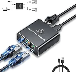 baolongking Ethernet-splitter 1 till 2