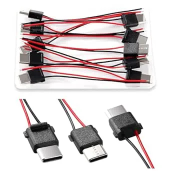 KUOQIY 10-st 3A 2-tråd Typ C USB-C Hane Panelmonterad