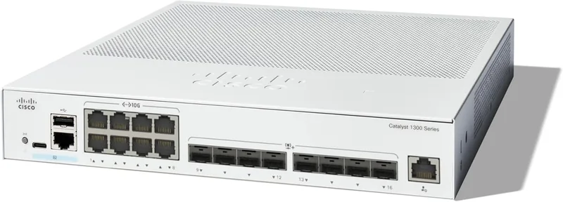 Cisco Catalyst 1300-16XTS hanterad brytare