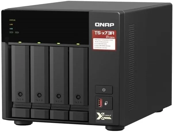 QNAP Systems TS-673A-8G 36TB Seagate IronWolf NAS-Bundle NAS inkl. 6x 6TB Seagate IronWolf 3.5 Zoll