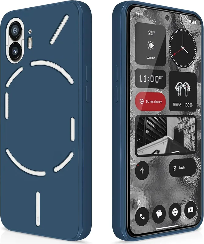 GiiYoon Silikon Skal Kompatibel med Nothing Phone 2
