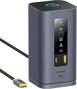 Baseus Spacemate Displaylink dockningsstation USB C 11-i-1