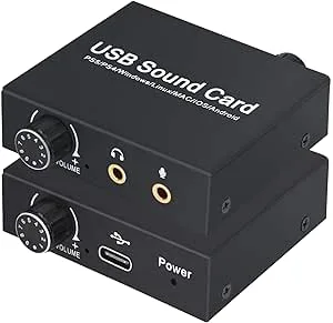 Tendak USB-ljudkort extern stereo ljudkort USB ljudadapter