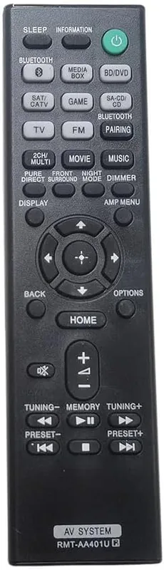 RMT-AA401U Remote control Replace For Sony AV Receiver RMTAA401U STRDH590 STR-DH190 STR-DH590 STR-DH790