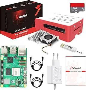 iRasptek Starter Kit for Raspberry Pi 5 4GB