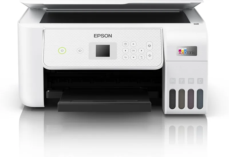 EcoTank ET-2876 A4 multifunktion Wi-Fi-bläckbehållare med ett medföljande lager av bläck upp till 3 år