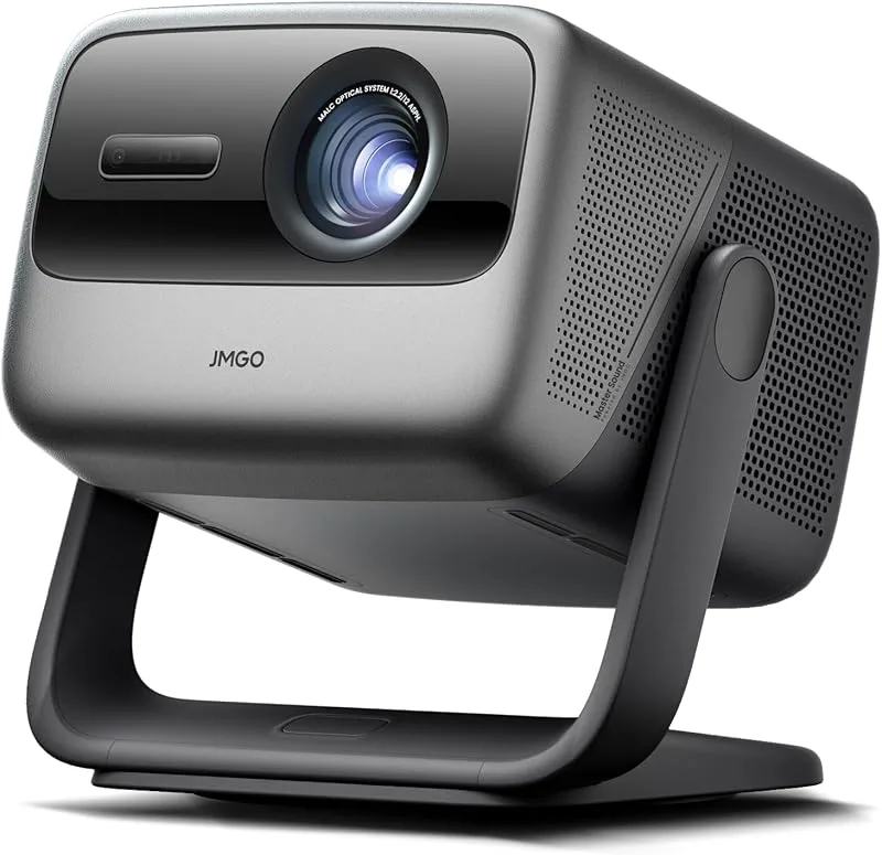 JMGO N1S Ultra 4K Projektor, trippellaserprojektor för Netflix, 2800 ISO-lumen, gimbal omedelbar bildkorrigering, 300 tu
