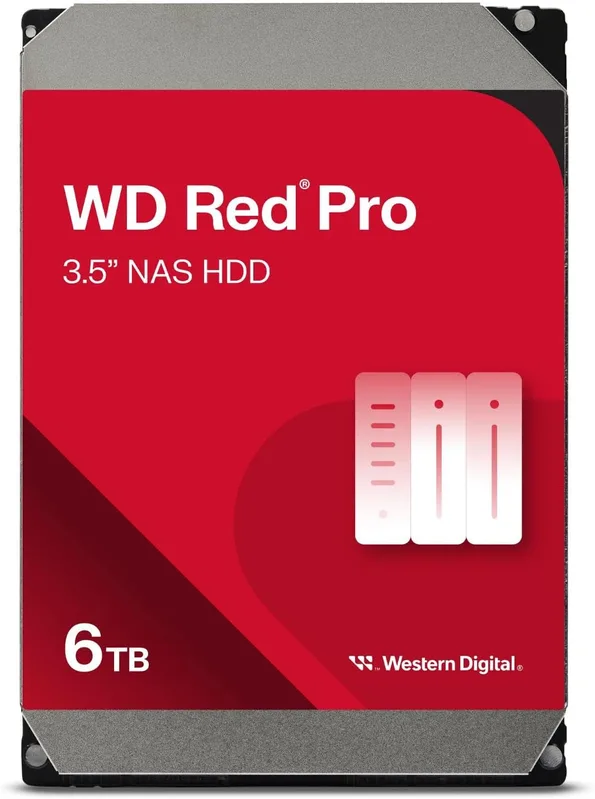 Western Digital Red Pro 6TB NAS 3.5" Internal Hard Drive
