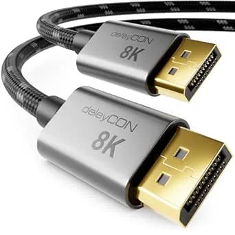 deleyCON 1,5m 8K DisplayPort-Kabel