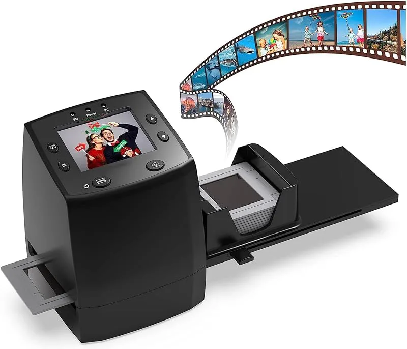 Digital Film Slide Scanner, Portabel Slide Projector Med 2,4" TFT LCD-skärm