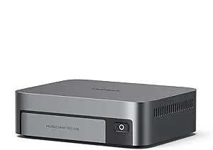 UGREEN NASync DXP480T Plus 4-bädd all-flash SSD NAS, Intel i5 1235u 10-kärnig, 8GB DDR5, 128G SSD, 10GbE, Wi-Fi 6, 4×M.2 NVMe, 8K HDMI, 2×TBT4, Nätverkslagring (disklös)