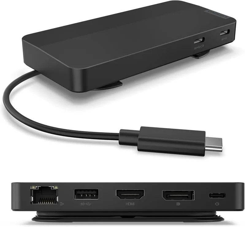 Lenovo USB-C dual-monitor travel dock
