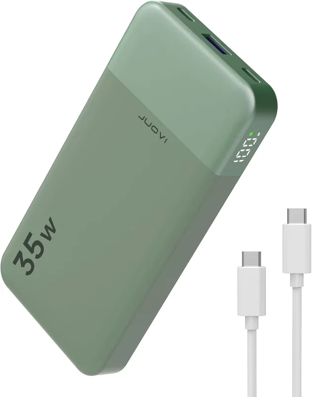 Bärbar powerbank 10000 mAh 35 W snabb laddning