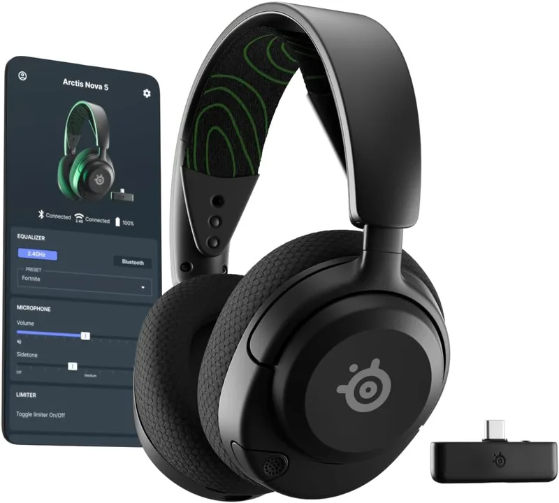 SteelSeries Arctis Nova 5X headset med mikrofon