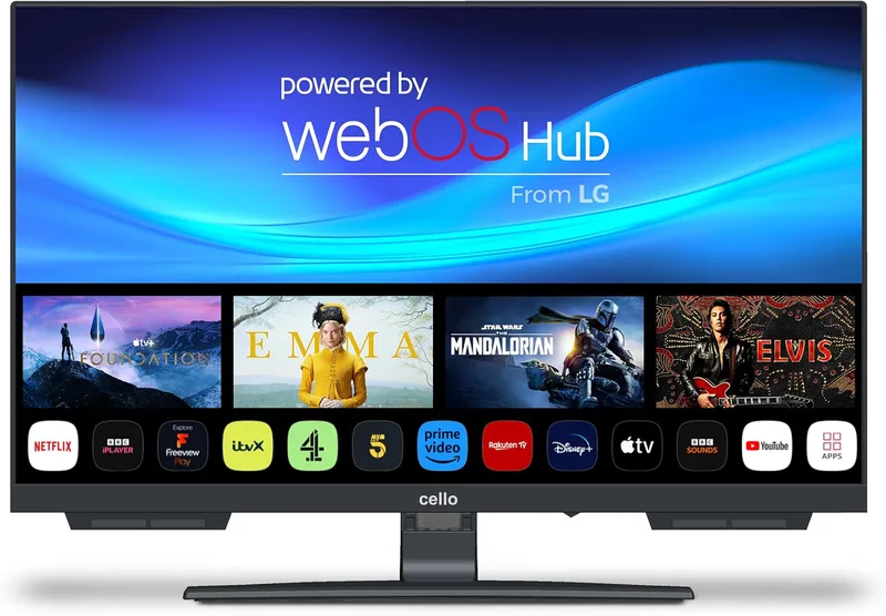 Cello C2424WSH 24" SMART ramlös TV-trippeltuner