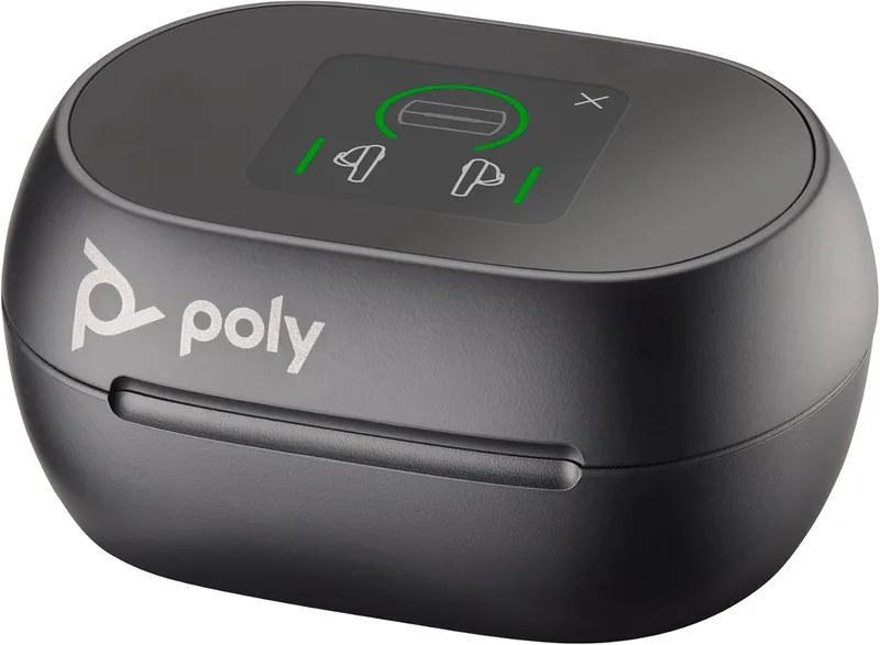 Poly pekskärm laddningsfodral svart Voyager Free 60+ UC (USB-A)