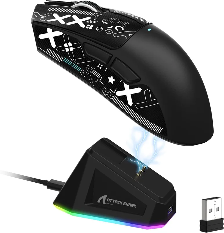 LexonElec x ATTACK SHARK X11 Trådlös Spelmus