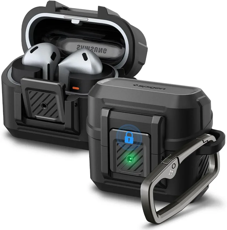 Spigen Lock Fit Case Kompatibel med Samsung Galaxy Buds 3 Pro / 3/3 FE (2025)