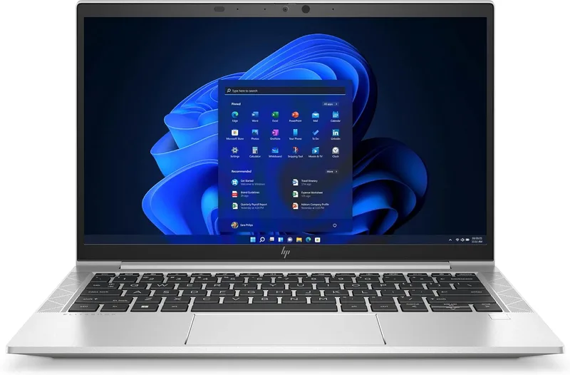 HP EliteBook 830 G8 bärbar dator 13,3" FullHD Intel i5 1145G7 RAM 16 GB SSD 256 Windows 11 Pro webbkamera (renoverad)