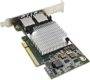 Ethernet-kort med dubbla portar 10G 10G X540-T2 PCIE-X8 nätverksexpansionsadapter ersättningstillbehör